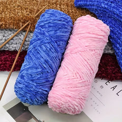4pc Velvet Yarn for Hand Knitting Crocheting Violent Bear Doll 100g pc