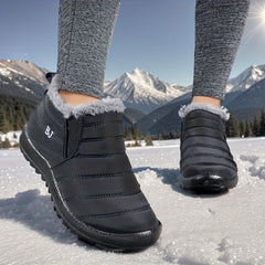 Women's Non-slip Snow Shoes Waterproof Winter Ankle Shoes