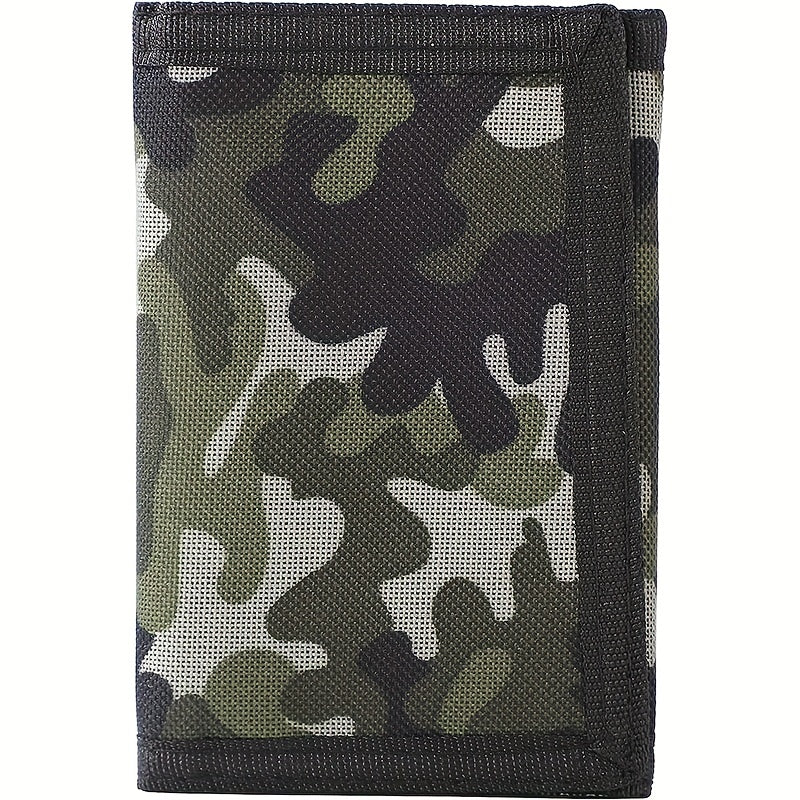 Kids Camouflage Wallet RFID Trifold Sports Outdoor Wallet