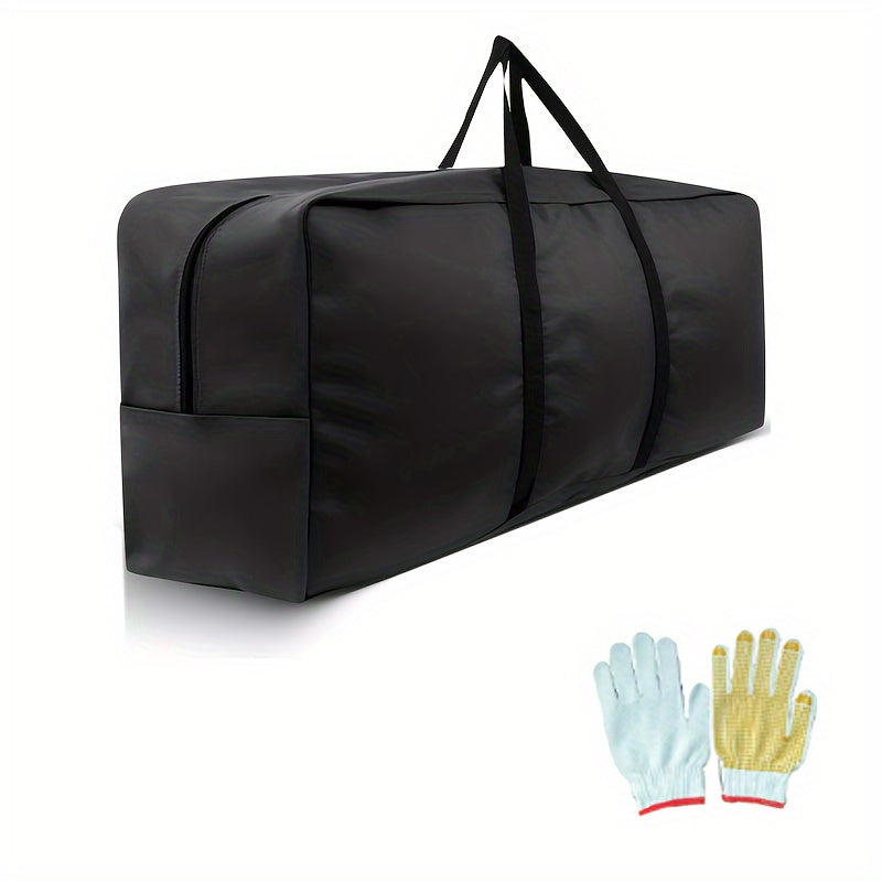 600D Oxford Cloth Reusable Grocery Bag Large Capacity Foldable Tote Bag