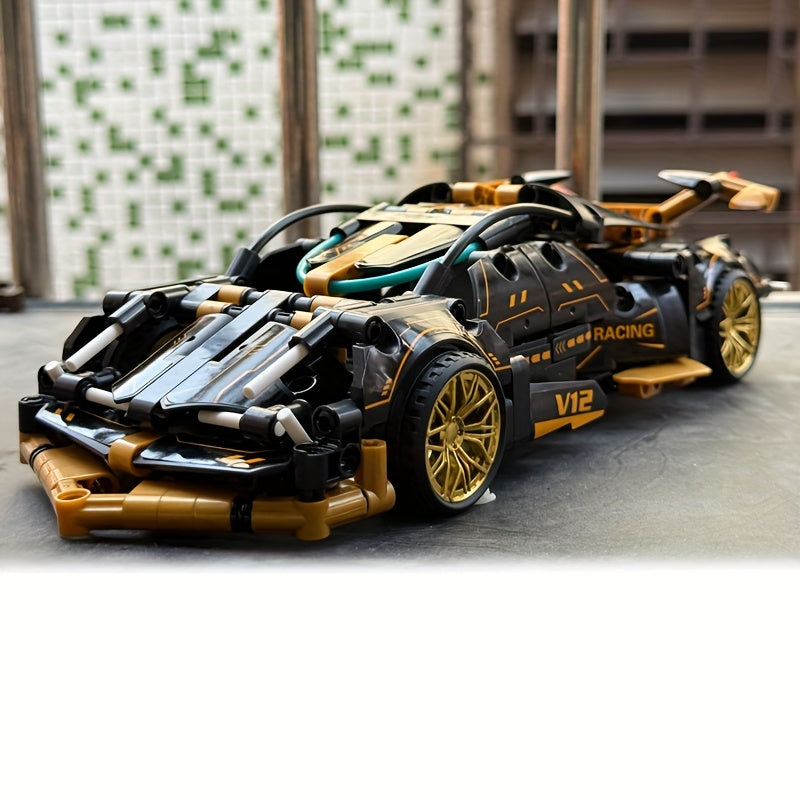 1330pcs Car Model Building Blocks Set ABS Plastic Toy