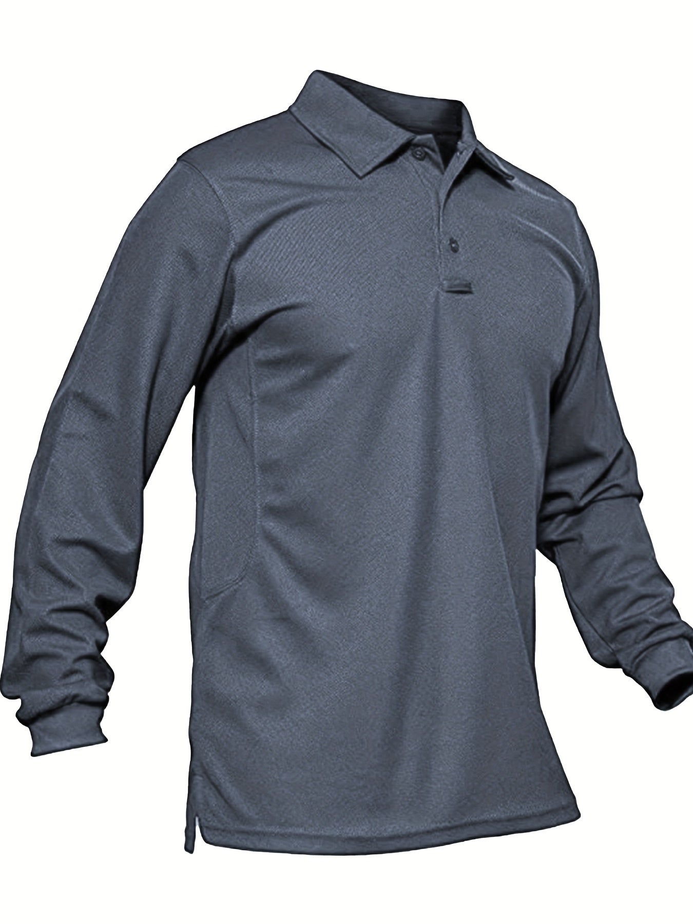 Sun Block Golf Polo Shirts Men's Casual V Neck Pullover Long Sleeves