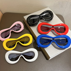Y2K Oval Sunglasses Cat Eye Candy Shades