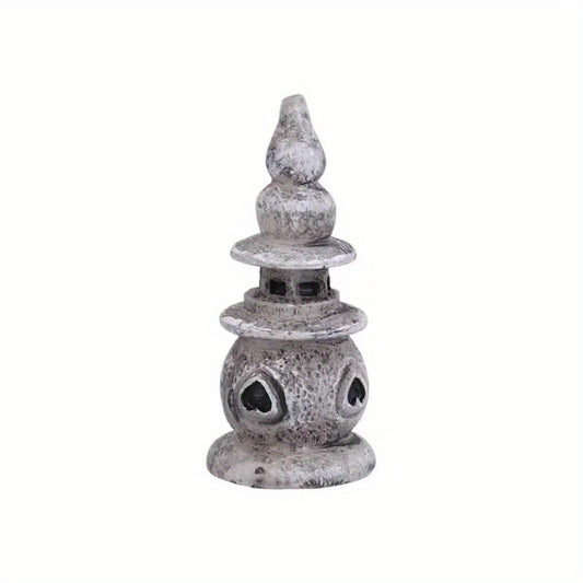 Fairy Garden Bridge Lighthouse Pond Statue DIY Craft Decoration