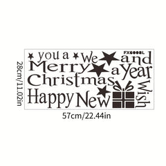 Christmas Wish Tree Wall Sticker - Waterproof Vinyl Decor