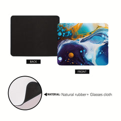 Fluid Painting Series Small Desktop Mouse Pad Office Home Computer Accessories