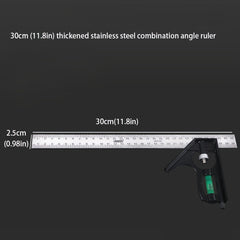 Stainless Steel Angle Ruler & Straight Edge Triangular Ruler