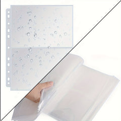 50 Sheets Photocard Binder Pockets, Clear Double Sided Card Sleeves