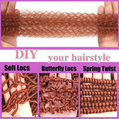 Pre Stretched Braiding Hair Spring Twist Braids Extensions