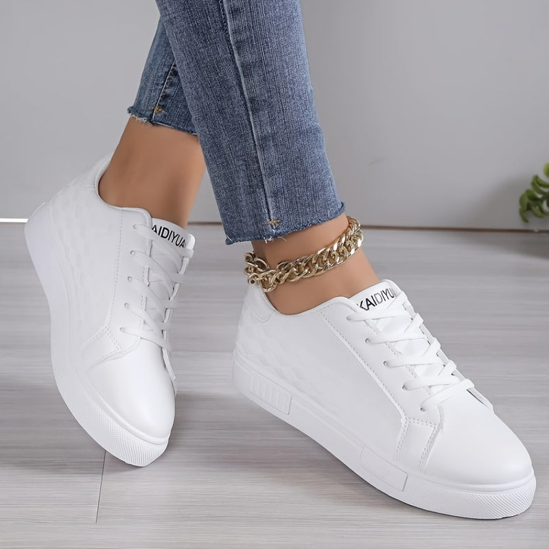 Women's Round Toe Low Board Shoes Flat Casual Sneakers