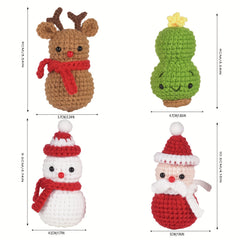 Beginner Crochet Kit w/ Step Guide - Perfect for Homemade Craft