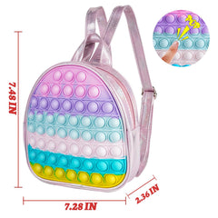 Mini Pop Kids Backpack Girls Gift Fidget Stress Relief Bag