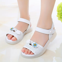 Girls' Lightweight Open Toe Sandals for Summer Beach