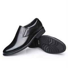 Men's Leather Loafer Shoes Comfy Slip On Dress Shoes