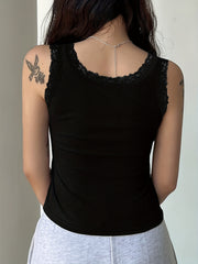 Eagle Print Tank Top Sleeveless Crew Neck Summer Casual
