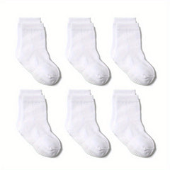 6pairs Baby Boys Non-slip Casual Socks Multicolor Set