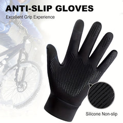 Winter Touch Screen Thermal Gloves Water Resistant for Outdoor Activities