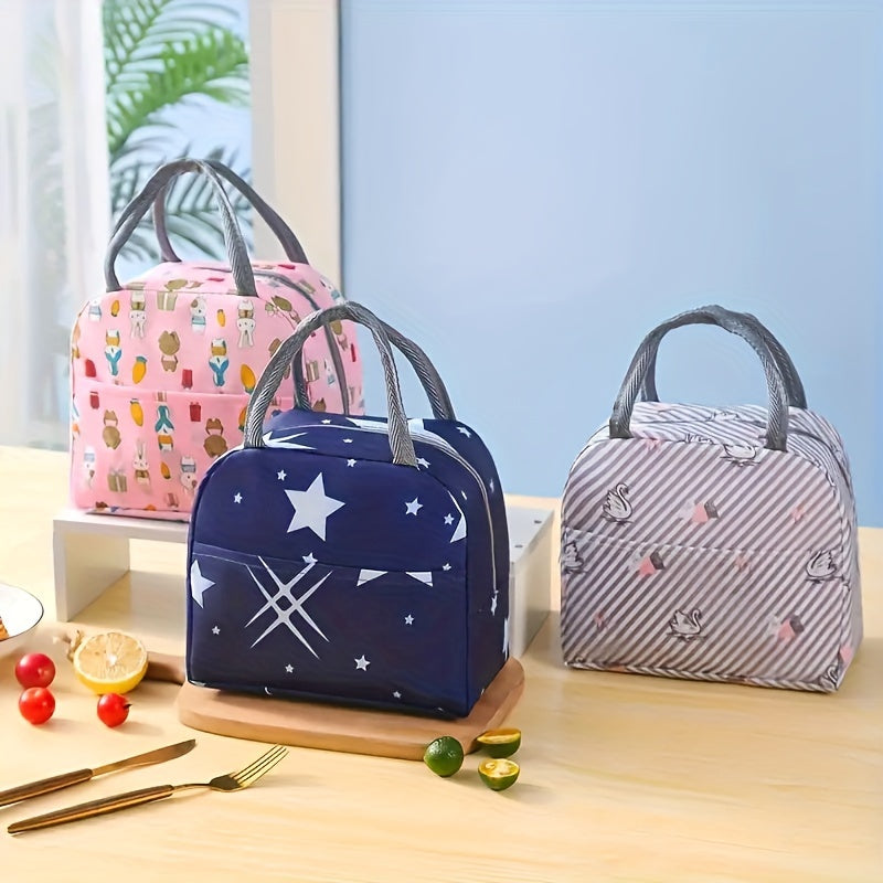 Cartoon Insulated Bag for Teens and School Workers