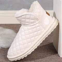 Non-slip Thickened Medium Tube Snow Boots Comfortable Solid Warm Shoes