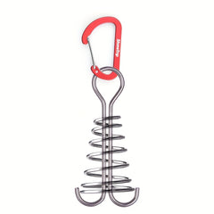4pcs Stainless Steel Octopus Rope Buckles with Spiral Tent Pegs and Hooks
