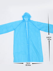 Hooded Rain Ponchos for Adults and Kids - Waterproof Coats