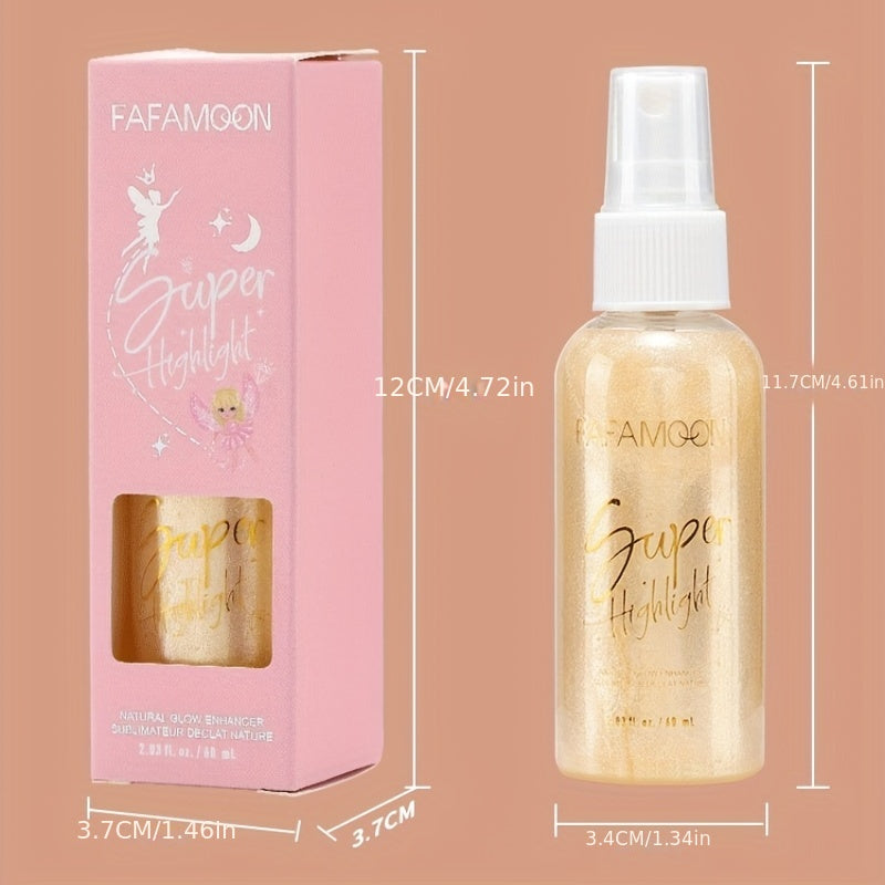 Golden Body Highlight Spray with Shimmer - Polarized Light