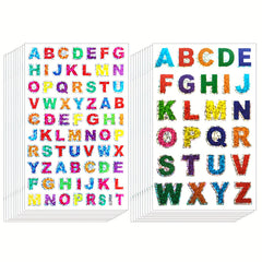 10pcs Sparkling Letter Stickers Self Adhesive For Weddings & Birthdays