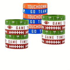 Rugby Silicone Sport Bracelet Waterproof Reusable Wear Resistance Wristband