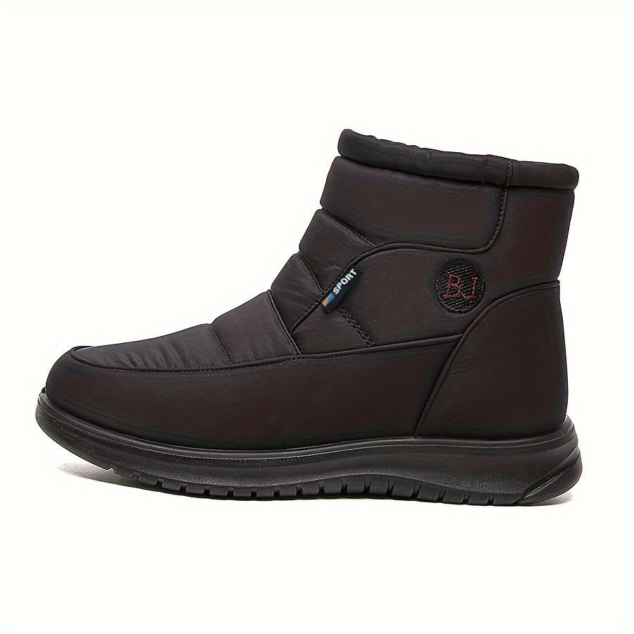 Faux Fur Snow Boots Waterproof Round Toe Women's Footwear