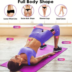 3pcs Colorful Yoga Elastic Resistance Loop Bands for Workout