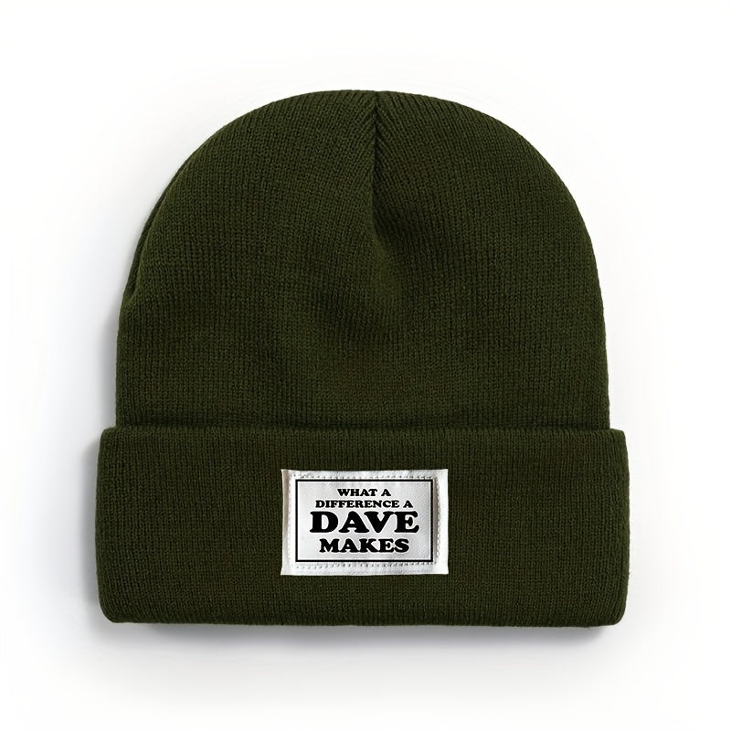 Knitted Hat with Ear Protection for Outdoor Skiing