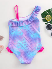 Mermaid Fish Scale Girls Swimsuit Camisole Bathing Suit