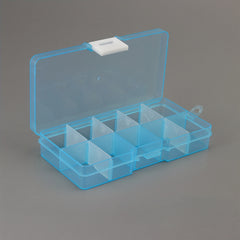 Adjustable Travel Jewelry Organizer Box 10 Grids Storage Container