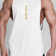 Men's Athletic Tank Top Moisture Wicking Vest for Sports Workout Fitness