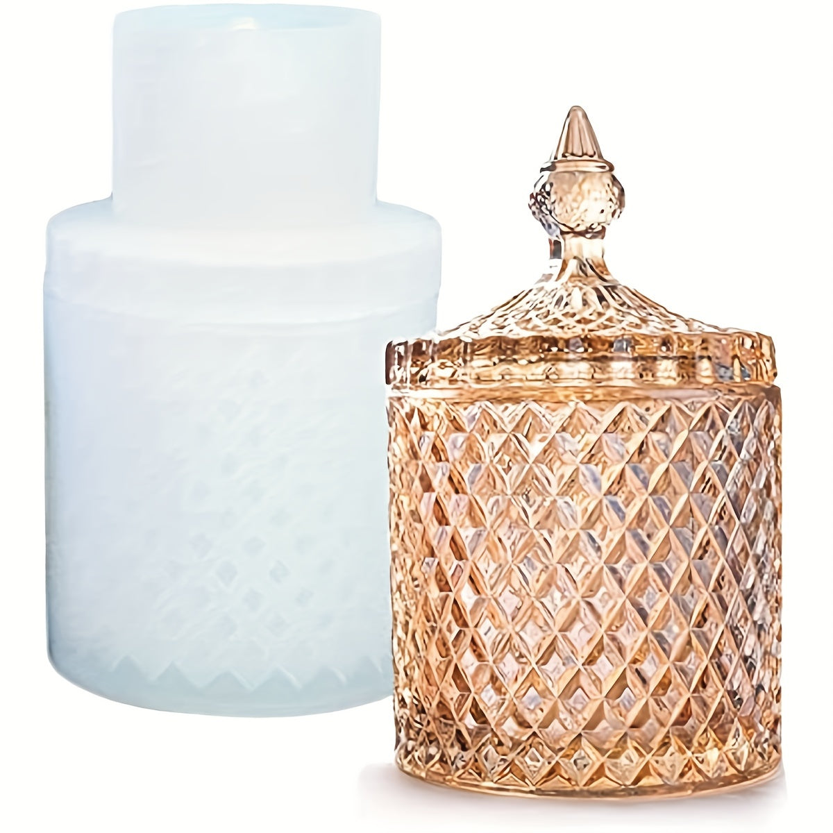 Silicone Resin Mold With Lids Storage Box