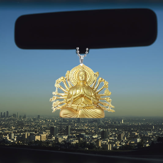 Buddhist Thousand Handed Avalokitesvara Car Pendant