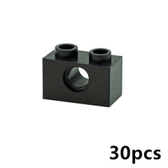 30pcs Building Blocks 1x2 with Hole Thick Classic Kids DIY Toy