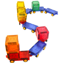 2pcs Magnetic Building Block Car Accessories DIY Toy Pack