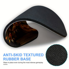 Non slip Gaming Mouse Pad with Waterproof Rubber Base