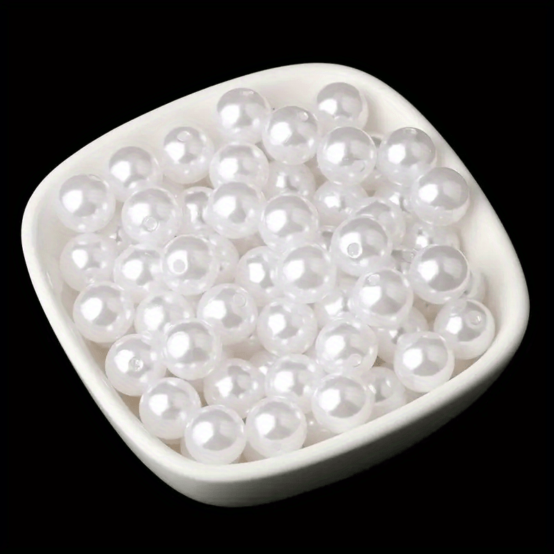 2000pcs Gorgeous & Beige Pearl Beads 6 8 10 12mm DIY Bracelet Necklace Hairpin