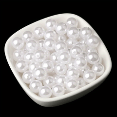 2000pcs Gorgeous & Beige Pearl Beads 6 8 10 12mm DIY Bracelet Necklace Hairpin