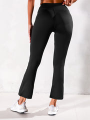 High Stretch Flared Yoga Pants Solid Bootcut Sports Activewear