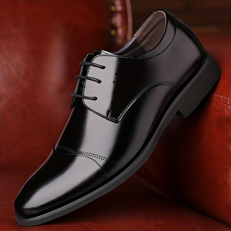 Men's Smart Casual Oxford Shoes Lace-up Formal Business Office Shoes