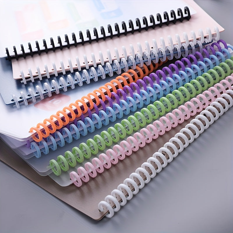 6pcs Loose leaf Buckle Plastic Clip Strip