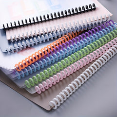 6pcs Loose leaf Buckle Plastic Clip Strip