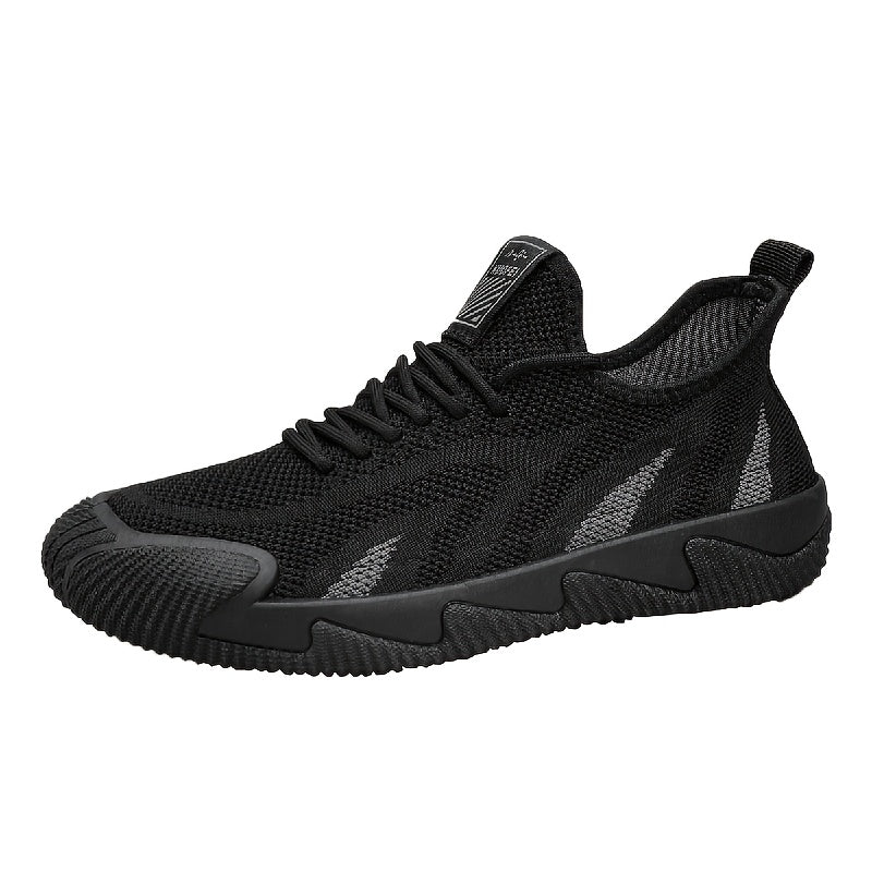 Men's Lace up Sneakers Lightweight Walking Shoes Comfortable and Breathable