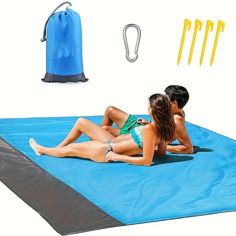 Waterproof Beach Mat 140 200 210T Polyester Sandproof Easy To Clean
