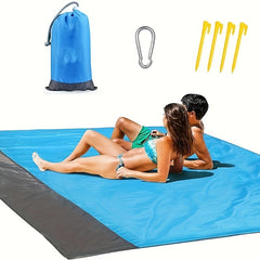 Waterproof Beach Mat 140 200 210T Polyester Sandproof Easy To Clean