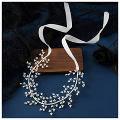 Tie Up Hair Hoop with Decor for Wedding