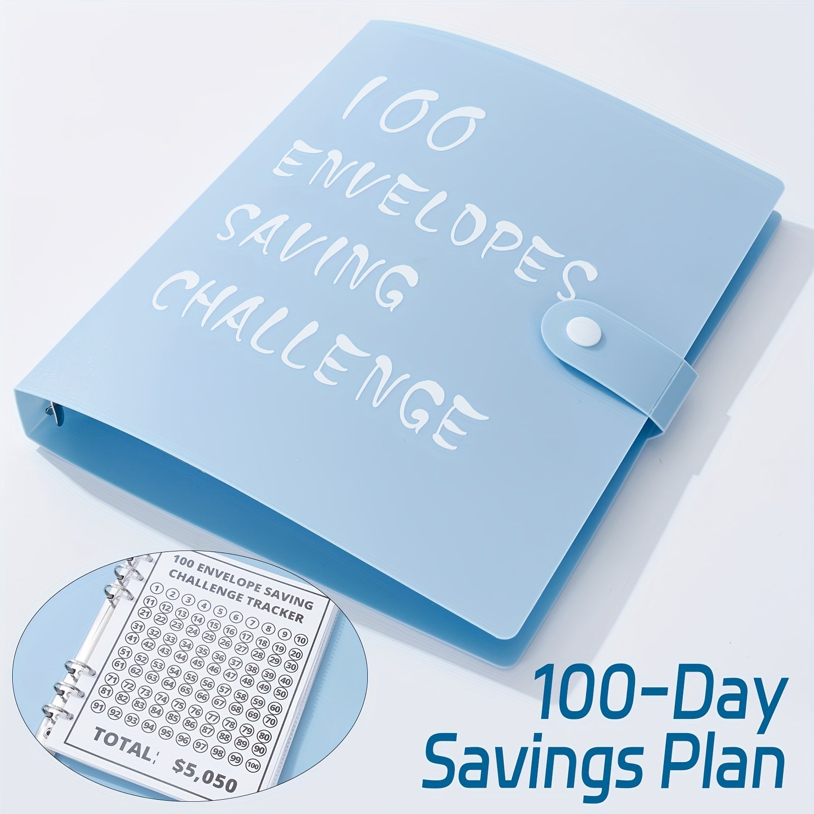 100 Envelopes Money Saving Challenge Binder
